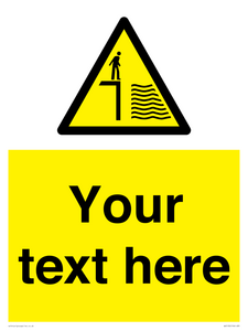 Custom Deep Water Sign